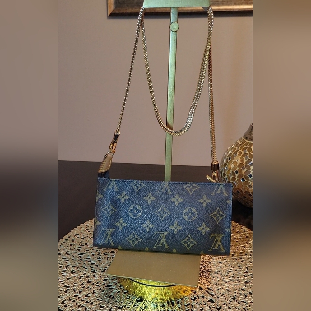 Louis Vuitton  Brown Monogram Pouch - Picture 5 of 11
